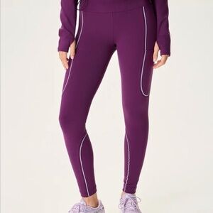 Outdoor Voices FrostKnit 7/8 Legging in Beet Juice